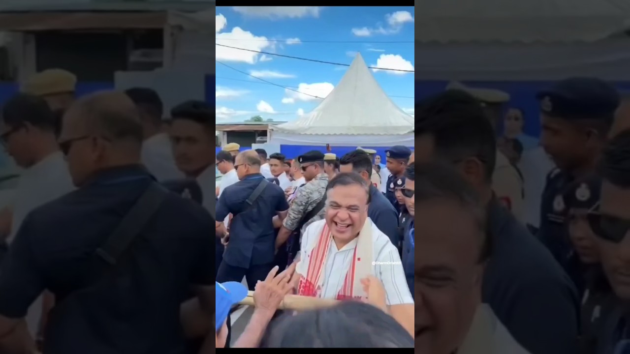 CM Himanta Biswa Sarma. #himantabiswasarma#trending#assam#shortsfeed#youtubeshorts#viral#bjp#song
