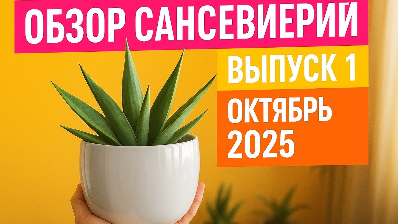 Обзор моей коллекциии сансевиерий. Выпуск 1. 