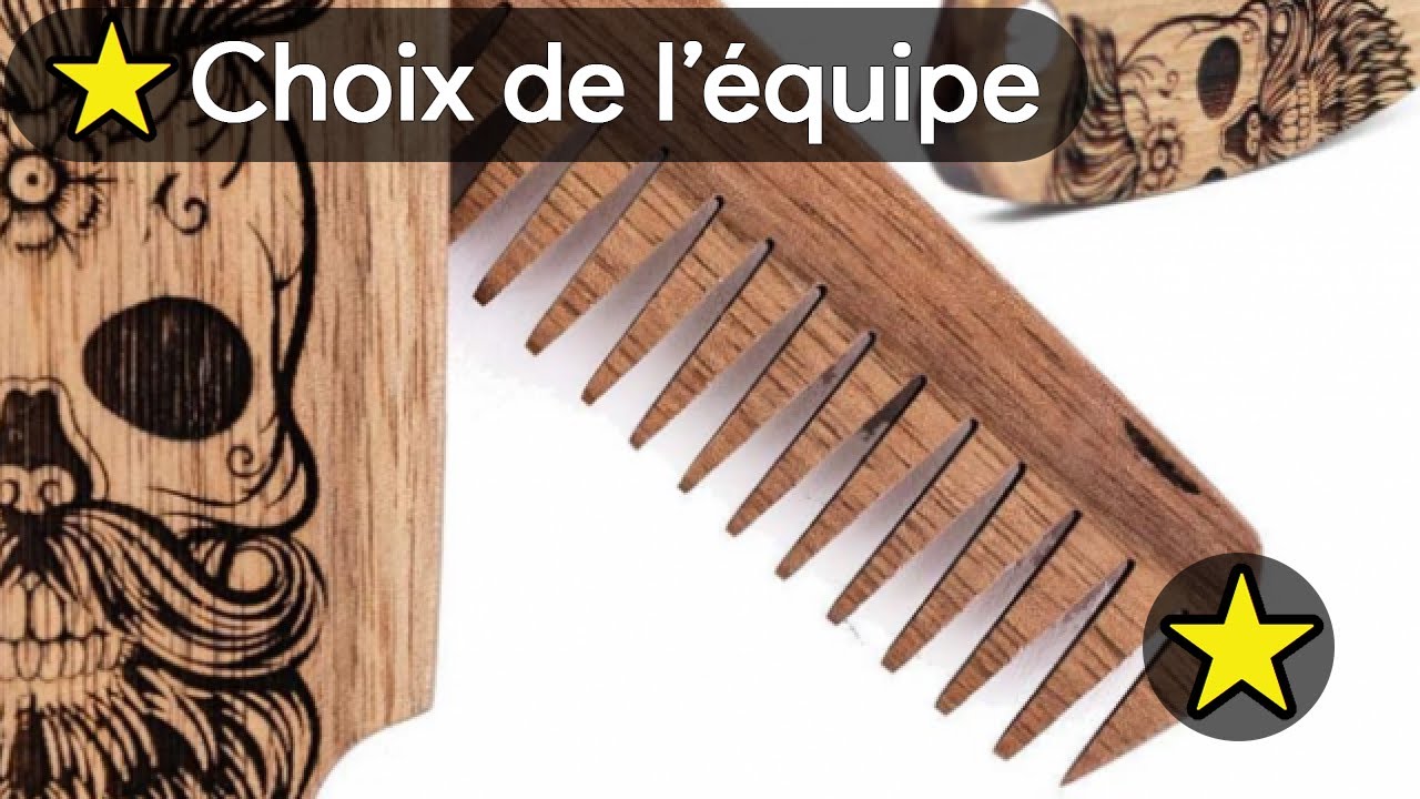 🏆 TOP 3 MEILLEUR PEIGNE A BARBE EN BOIS 2025 🔥