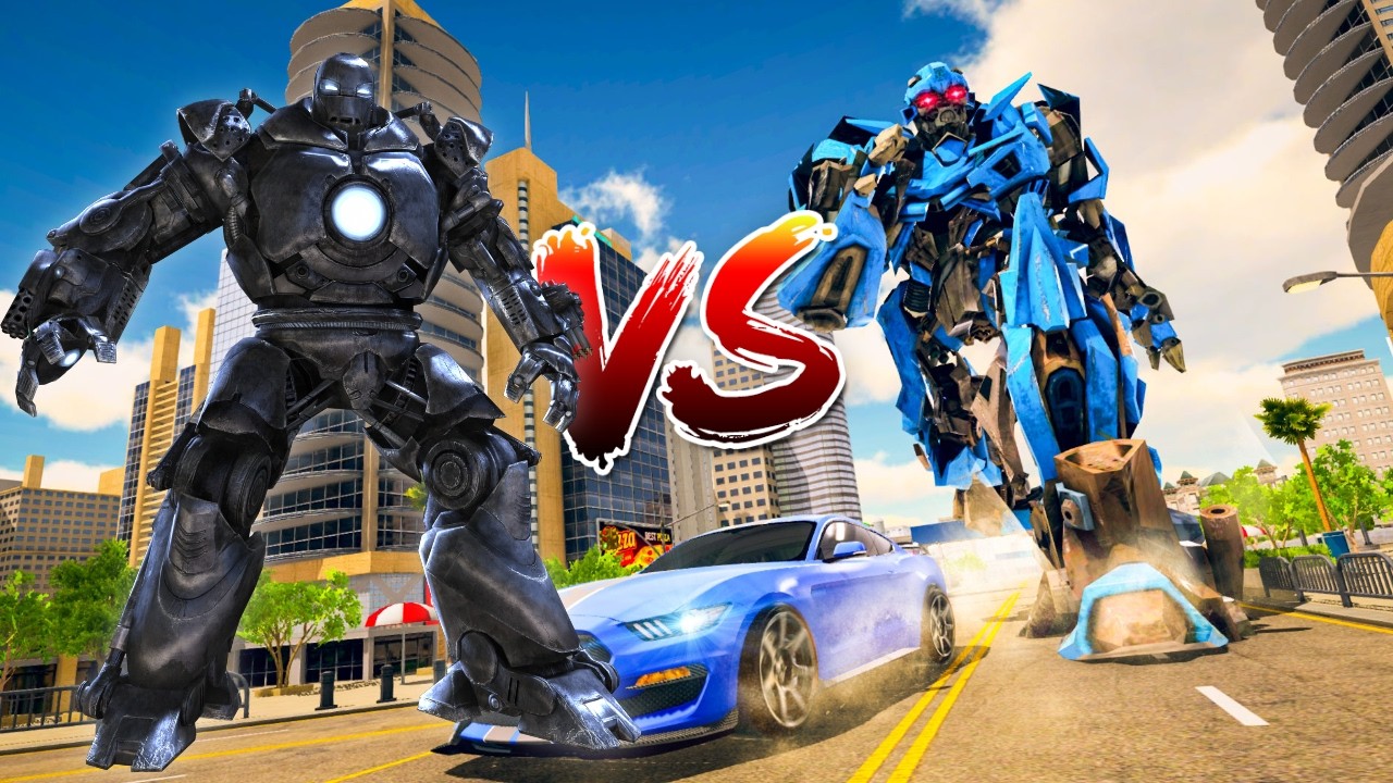 Car & Jet Transformation Robot Fight Game | Flying Police Robot Game 2026 - Android Gameplay
