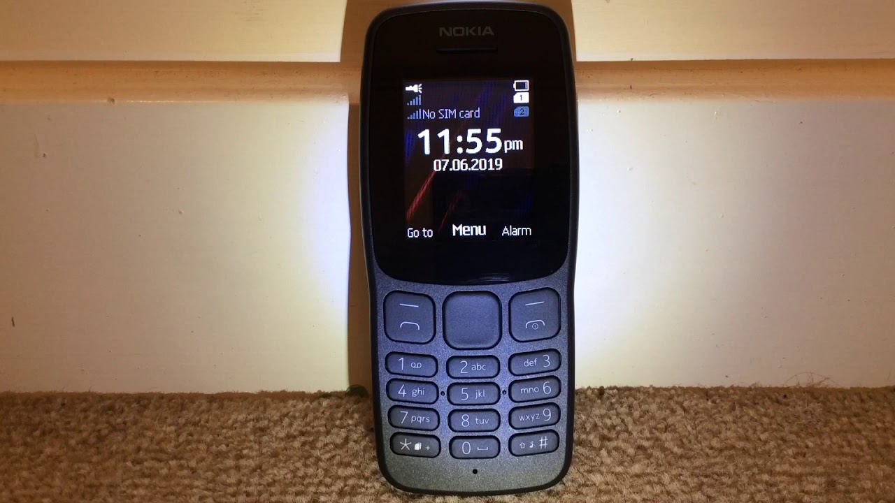 Nokia 106 (2018) Battery Low and Battery Empty