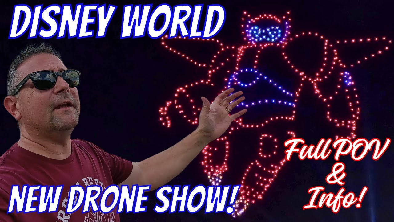 AMAZING! Disney Dreams That Soar! New Drone Show at Disney World!*