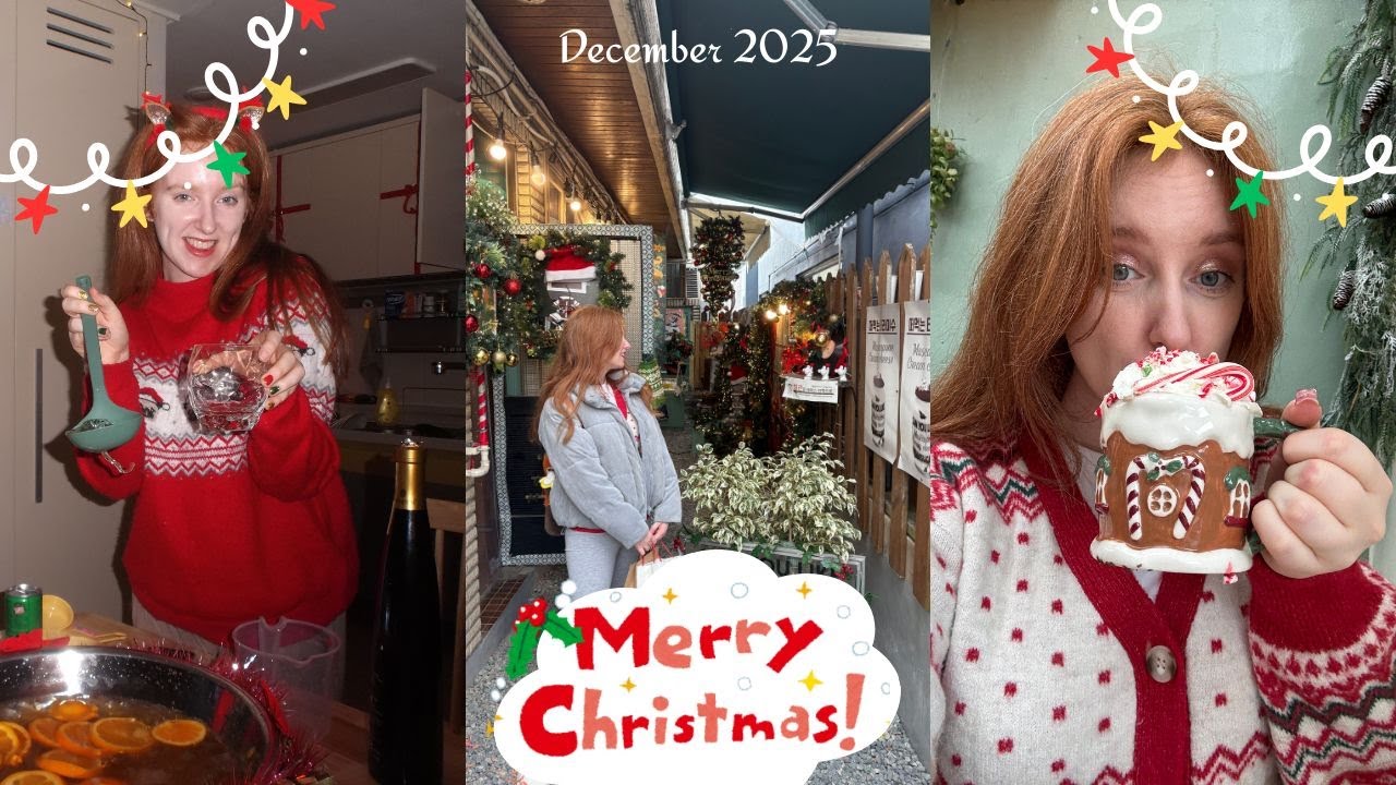 Christmassing in Busan and Daegu, Korea! | December 2025 Vlog