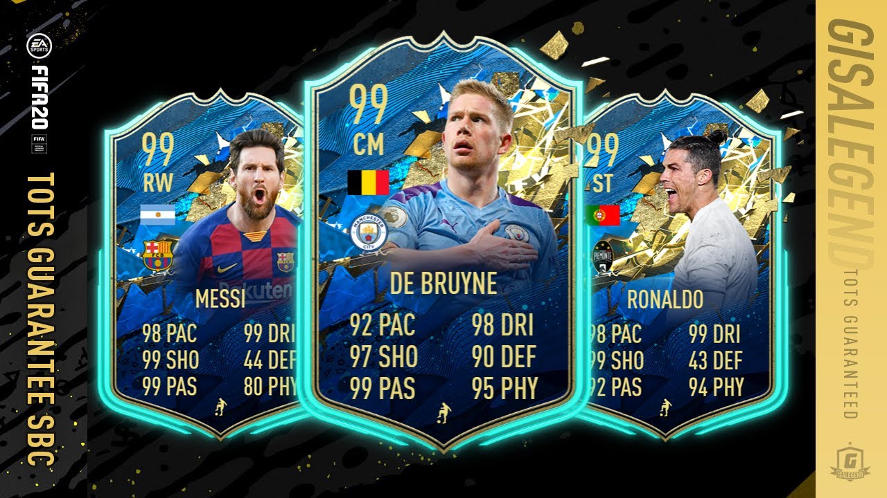 FIFA 20 TOTS Guaranteed SBC Guide - 82 Rated Squad, 35k Spend