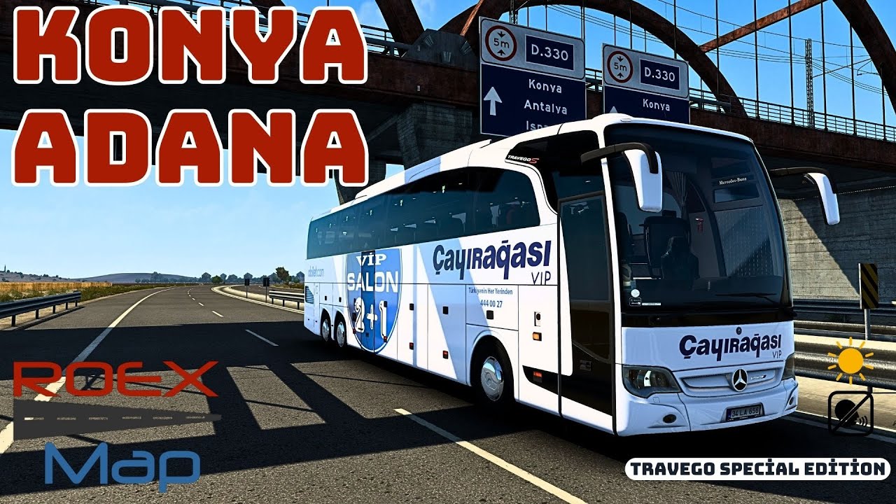 KONYA - ADANA ~ ÇORAK TOPRAKLAR! - TRAVEGO SE 17 - ROEXTENDED TR - ETS 2