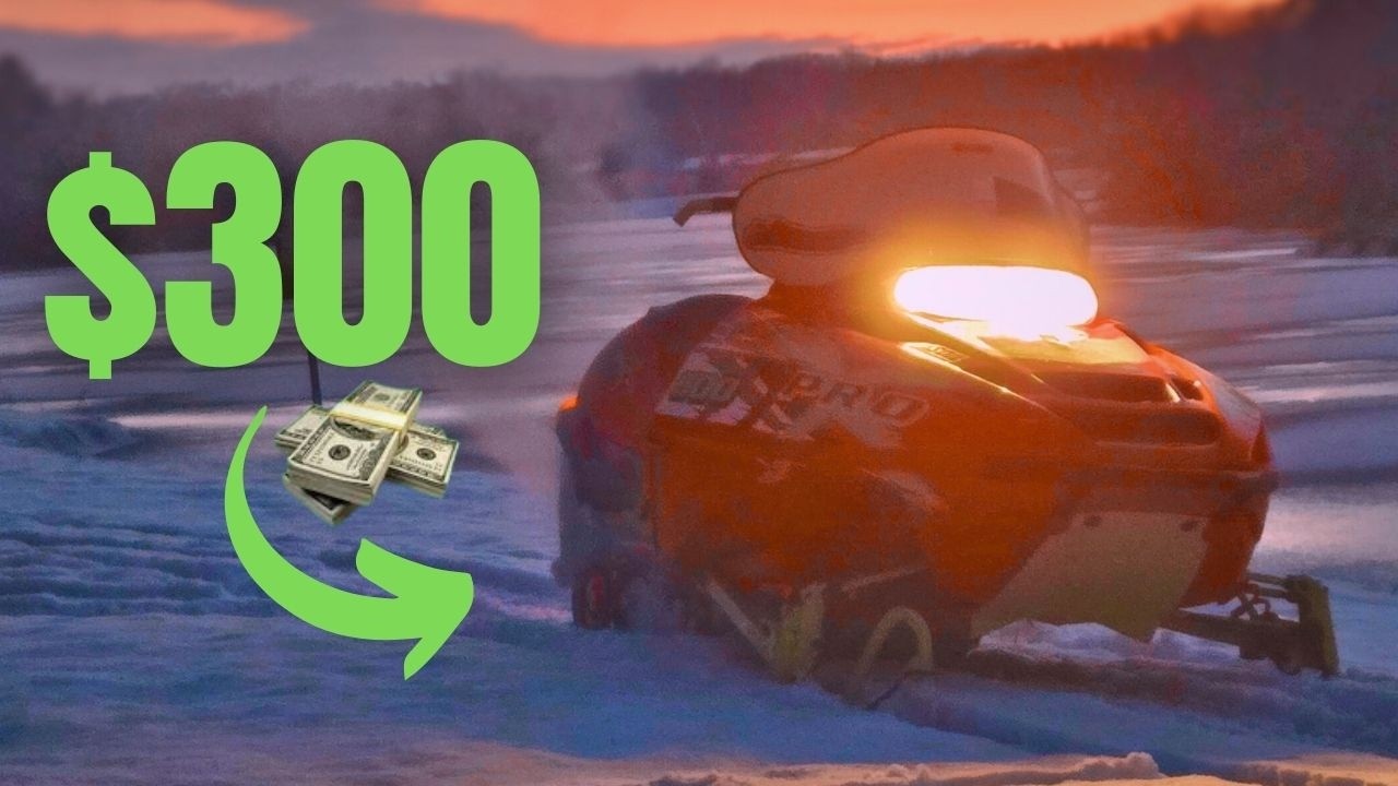 Crazy cheap snowmobile, was it worth it?