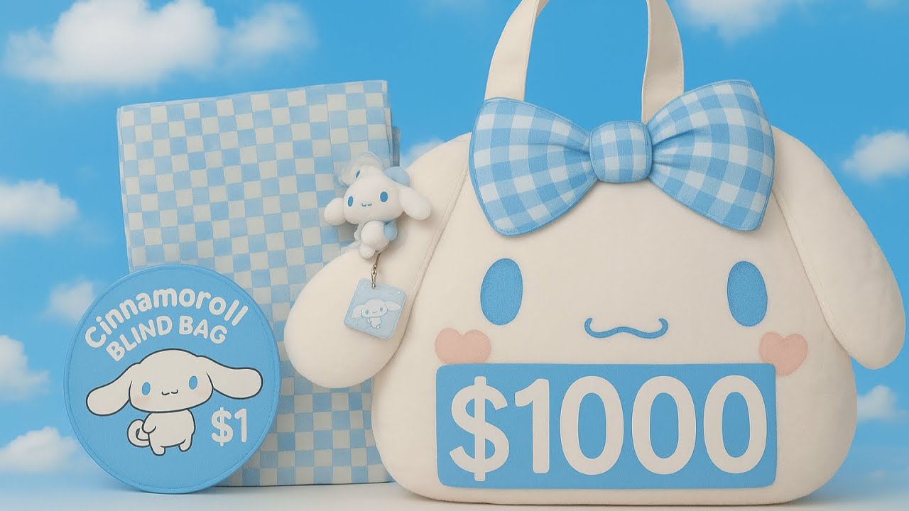 💙$1 vs $100💙 Sanrio Blind Bag | ASMR DIY Paper Squishy