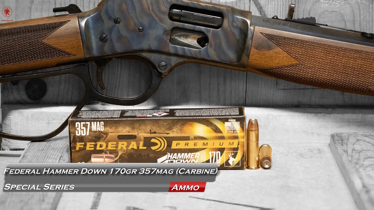 Тест карабина Federal Premium Hammer Down 170gr 357mag