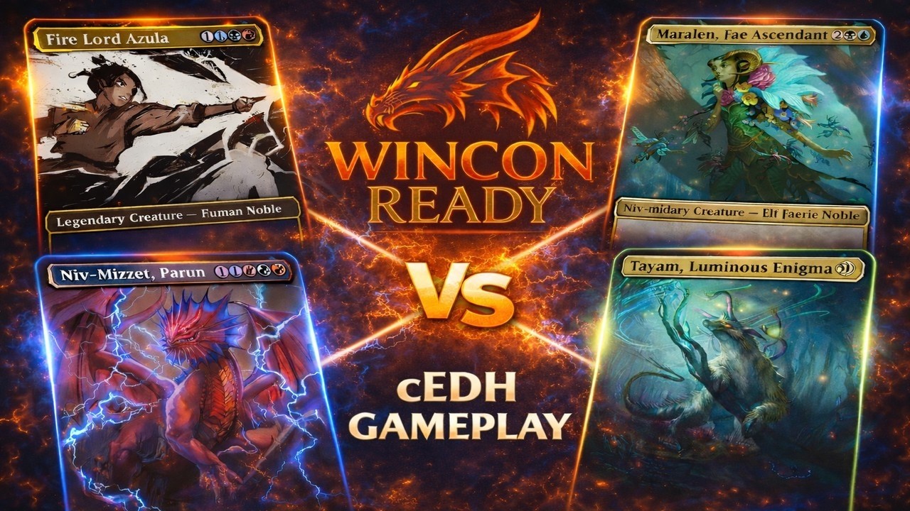Wincon Ready cEDH Gameplay #1 - Niv-Mizzet  vs TAYAM vs MARALEN vs AZULA