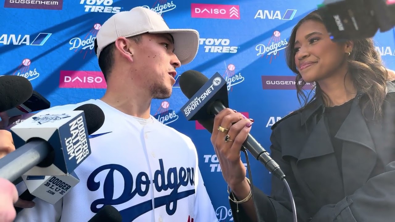 Dodgers OF/INF Tommy Edman talks on his return from surgery