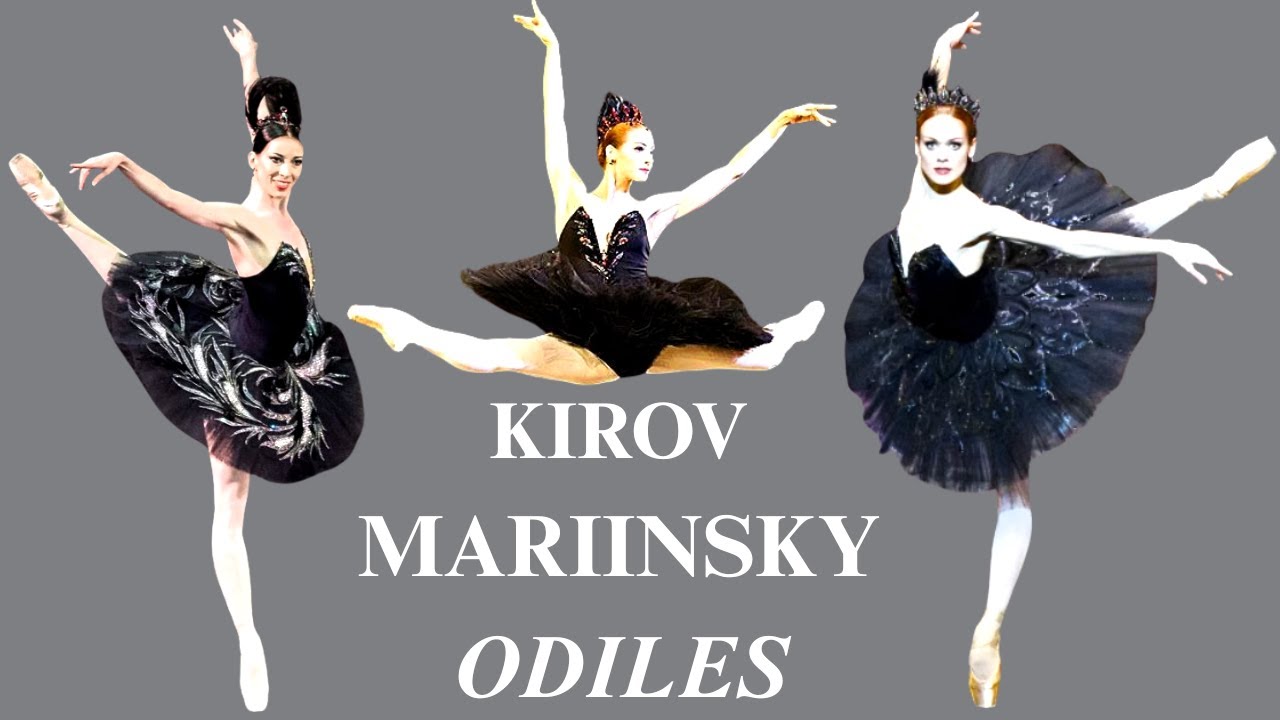 Kirov Mariinsky Odiles Over Time Makarova Mezentseva Lopatkina Kondaurova Novikova Shakirova etc.