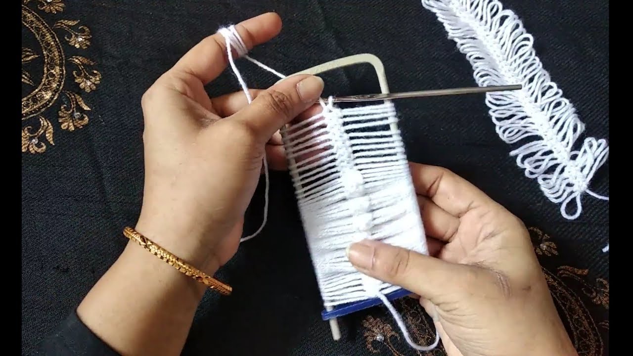 How to make a crochet pattern U pin design? 