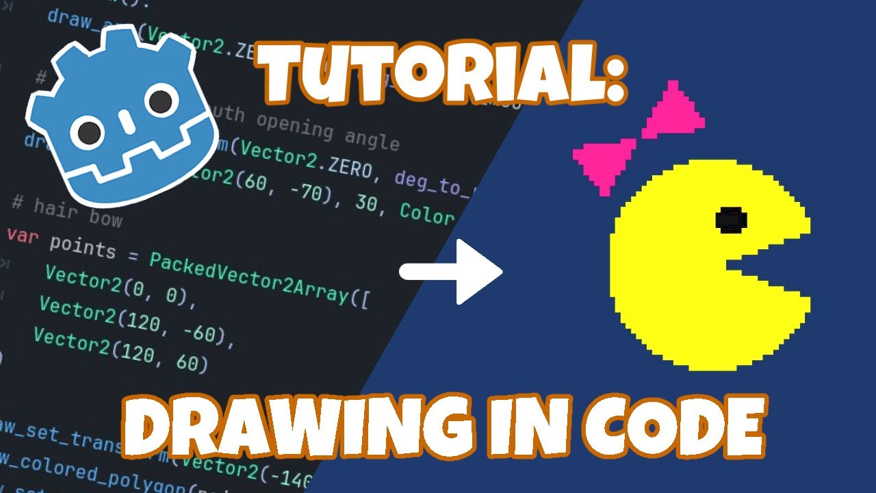 How to draw with code in Godot 4 | step by step