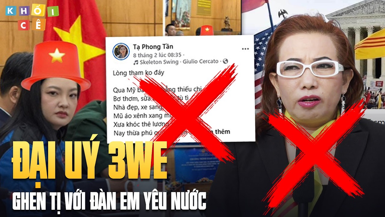 NỮ ĐẠI UÝ 3WE GHEN TỊ VỚI ĐÀN EM AMANDA NGUYỄN YÊU NƯỚC | CHỤC NĂM TẠ PHONG TẦN TRỐN CHẠY CỤP ĐUÔI.