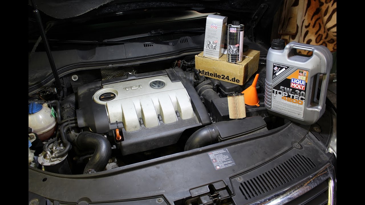 Liqui Moly - Motor Clean und Ölwechsel VW Passat 2.0 TDI TEIL 2/2
