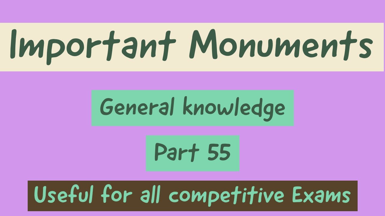 Important Monuments General Knowledge Question and Discussion All competitive Examination|Kerala PSC