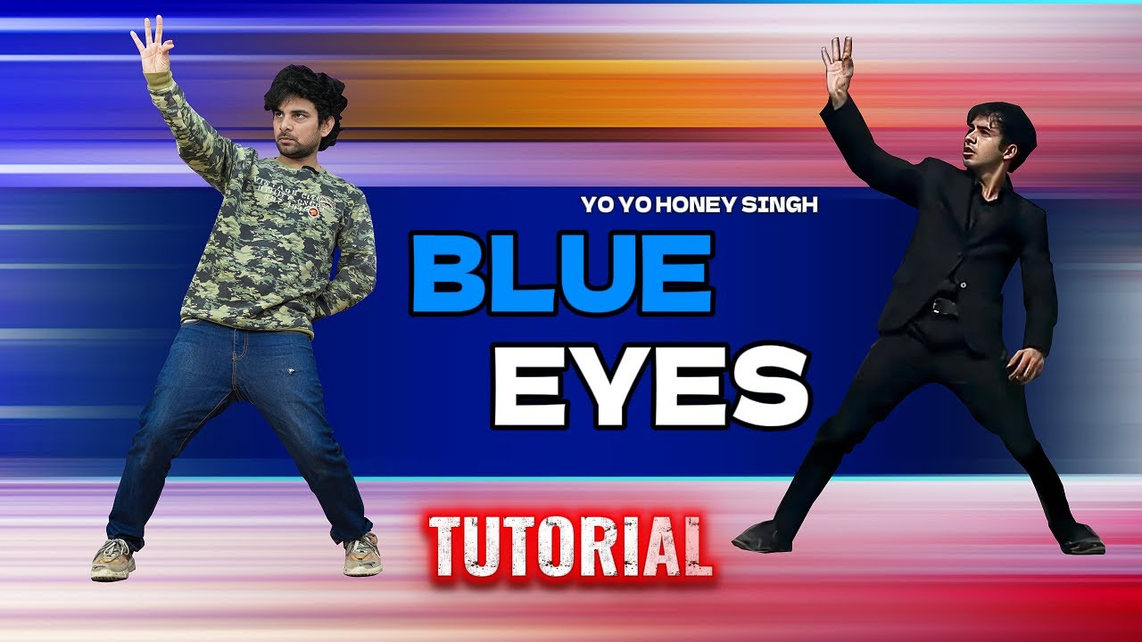 Blue Eyes Instagram Dance Trend Tutorial |  Honey Singh Song | Ajay Poptron Tutorial
