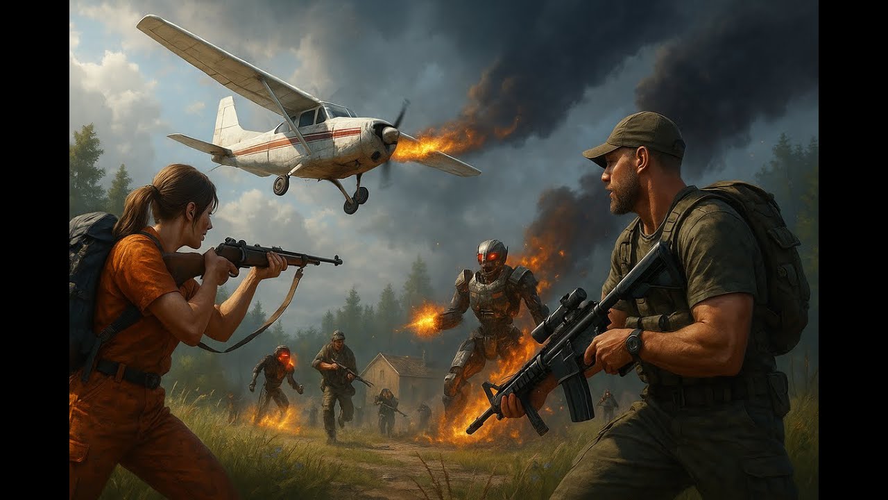 Заруба з NPC в SCUM та як літати без палива... Ручні кролики...))) Чи виживемо...???