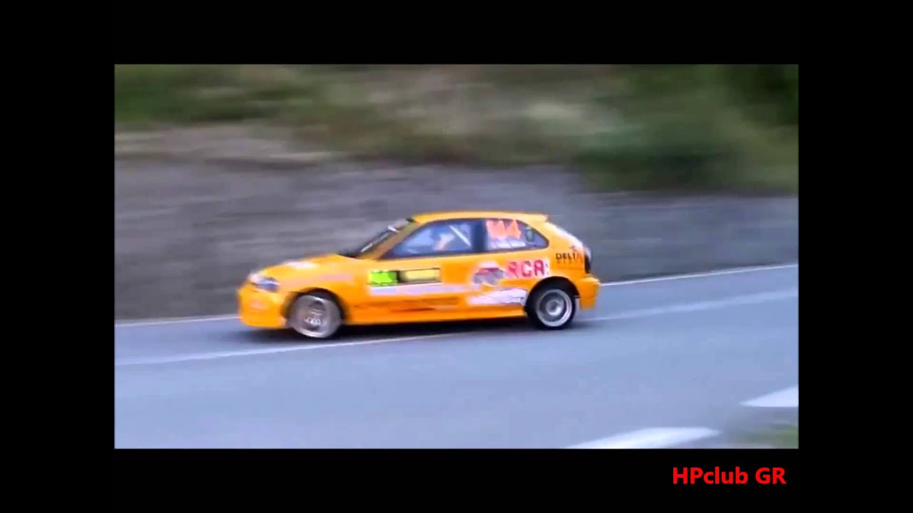 Flat Out Civic Ek On Hillclimb