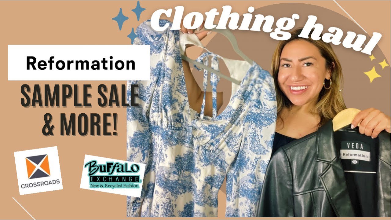 Mid-Tier Luxury Brands + Reformation Sample Sale Haul To Resell On Poshmark & Ebay | LA Reseller!