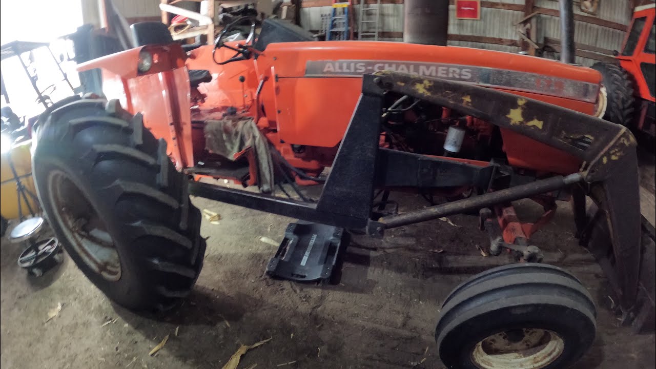 Allis-Chalmers 175, 3 point cylinder removal.
