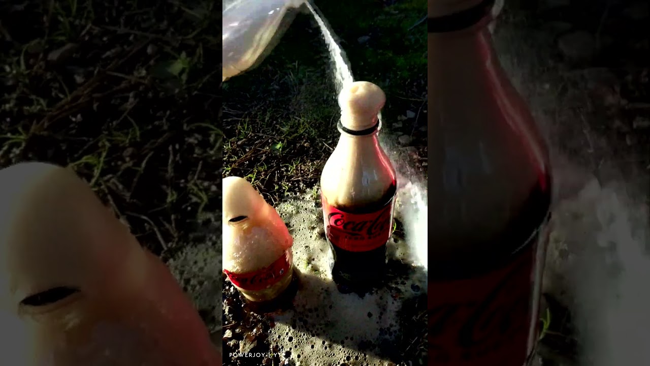 Coke Vs Baking Soda Experiment (Small Vs Large Eruption)