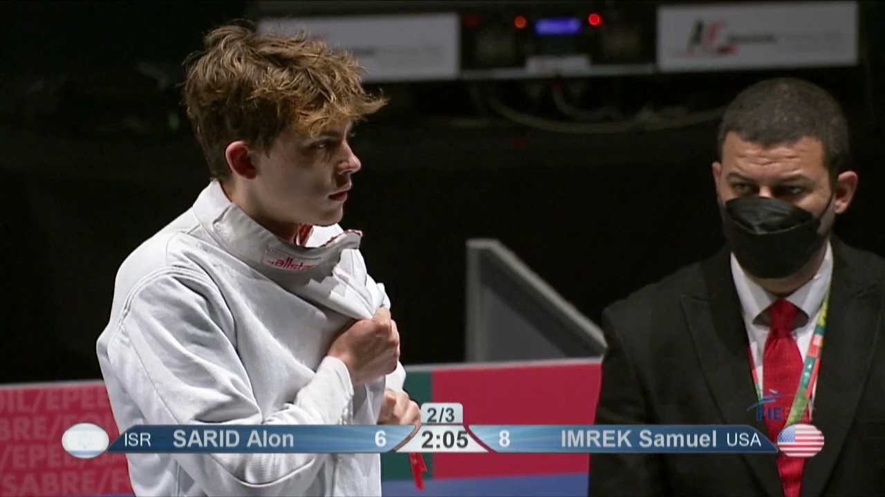 2022 230 P1 01 M E Cadets Individual Dubai UAE WCH PODIUM SARID ISR vs IMREK USA