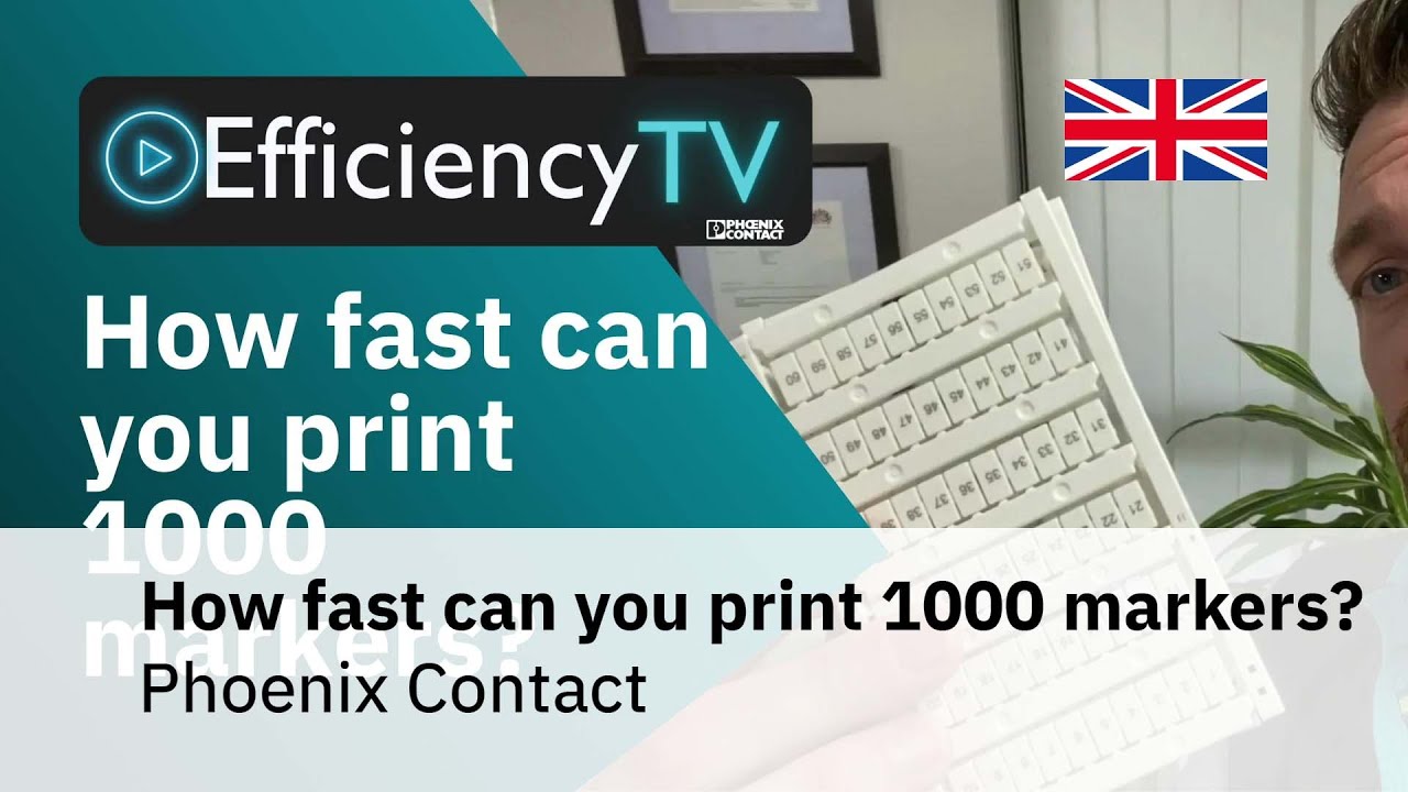 How fast can you print 1000 markers?