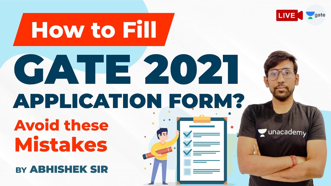 How to Fill GATE 2021 Application Form | GATE Civil Exam Preparation | GATE 2021 | Abhishek Sir
