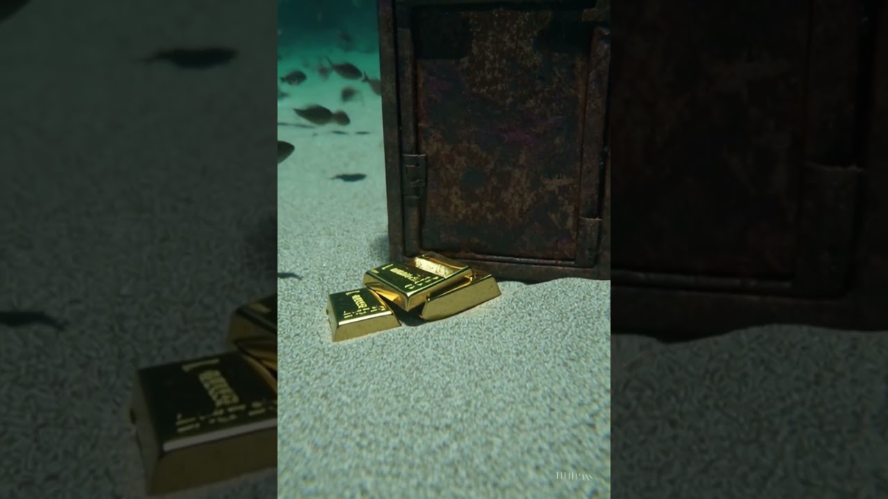 🪙 Deep Sea Safe Full of Gold Bars Uncovered! | #sunkengold #oceanfinds #treasurevault