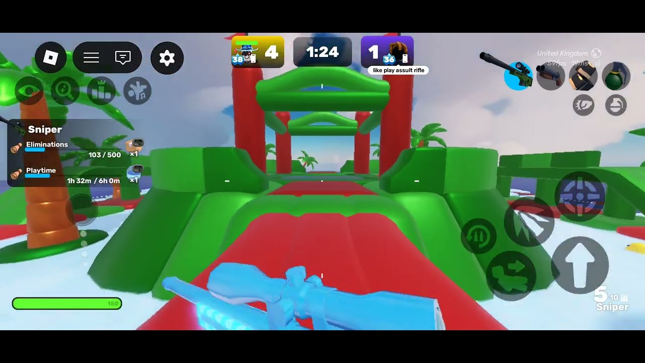 The sniper is OP (rivals)