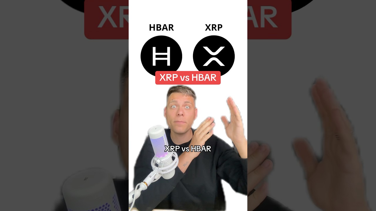 HBAR vs XRP &mdash; what&rsquo;s the difference? #crypto #hbar #xrp
