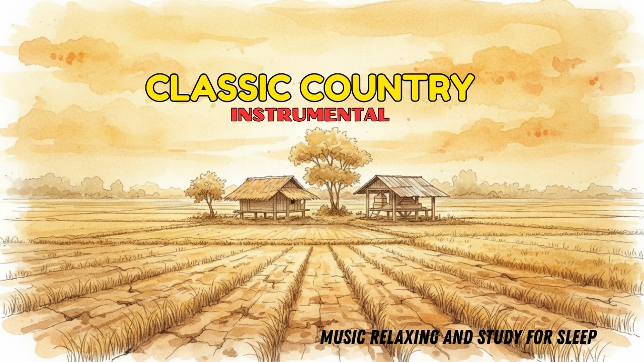 Classic Country Instrumental – Relaxing Music For Study and Sleep