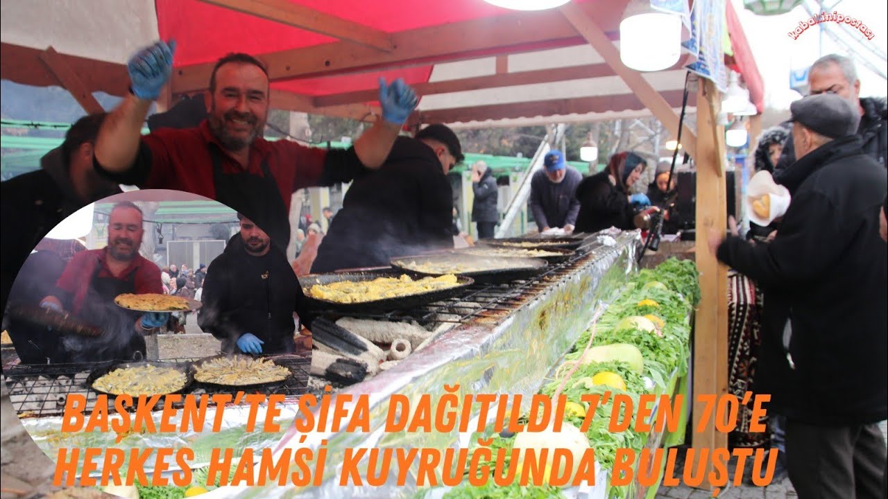Başkent’te Şifa Dağıtıldı: 7’den 70’e Herkes Hamsi Kuyruğunda Buluştu