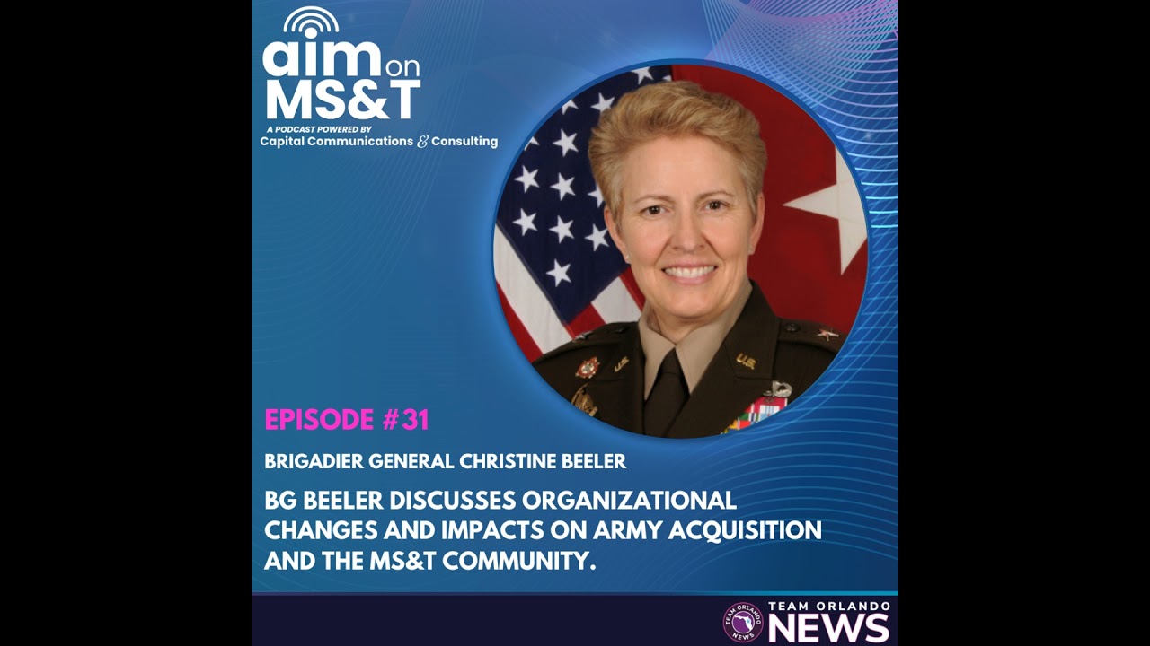 BG Beeler Discusses Organizational Changes and Impacts on Army Acquisition and the MS&T Community.