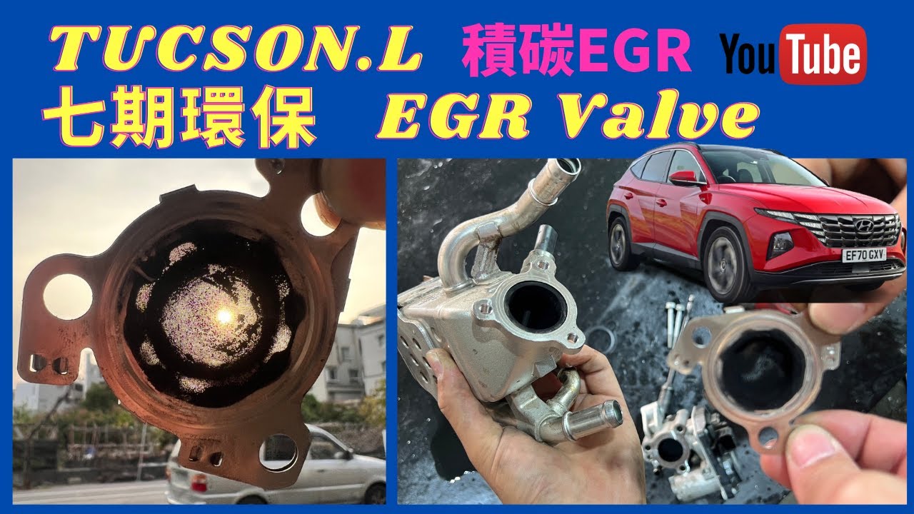 現代 第一部 HYUNDAI NX4 TUCSON L  EGR 閥門 積碳 濾網 環保硬體 第一部 #輪轉車棧