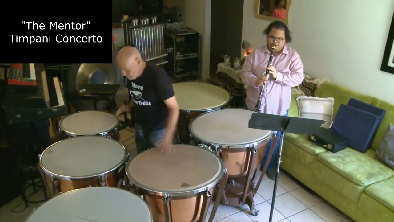 The Mentor Symphonic Timpani Concerto Solo Clarinet & Hand Timpani