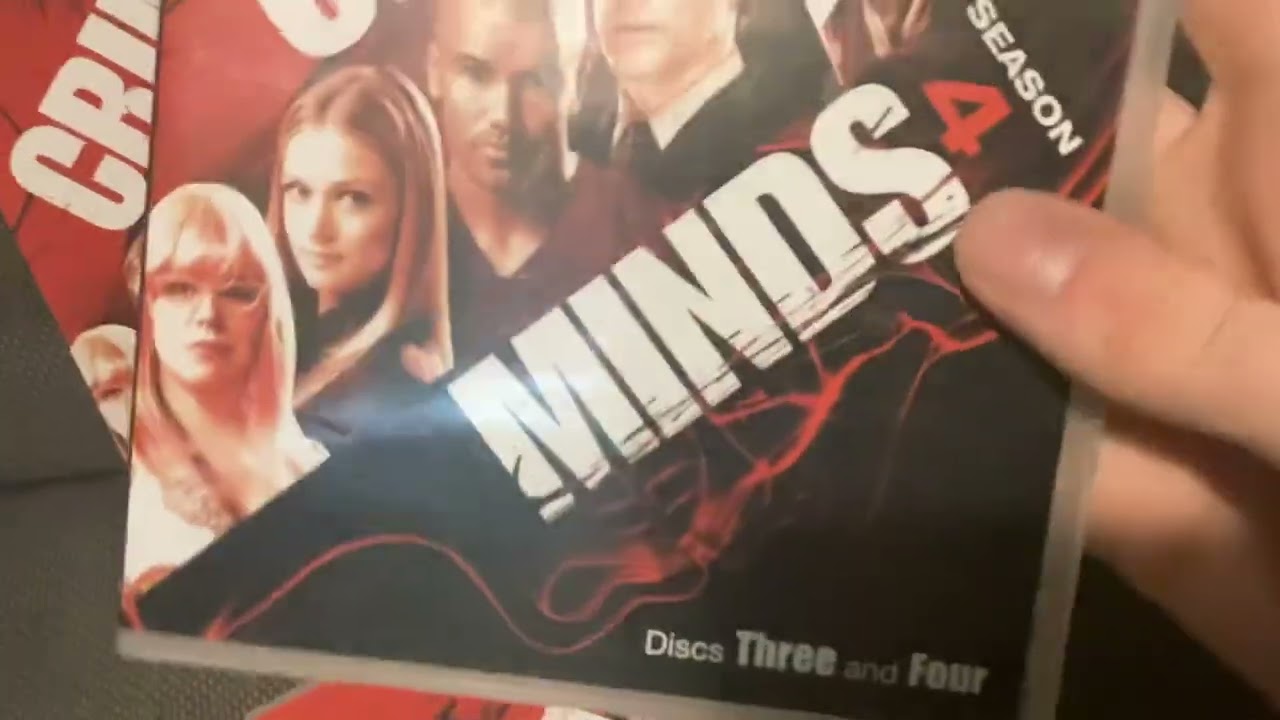 Criminal Minds Season 4 DVD nordic retail unboxing