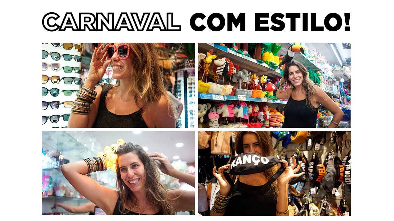 CARNAVAL COM ESTILO: Um dia garimpo no Saara! | Vlog #1 | luiza bomeny