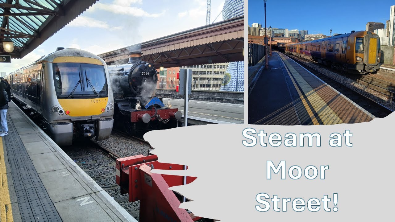 Trains at Birmingham Moor Street 14/12/2024