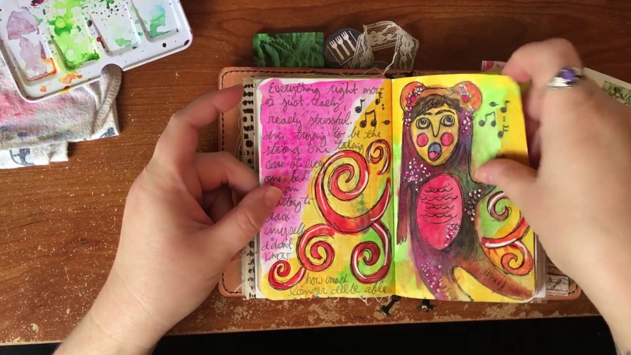 Speckled Fawns Nude!!! Pocket Travelers Notebook walk through.