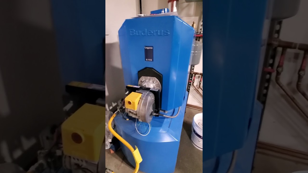 Natural gas conversion with Riello burner.