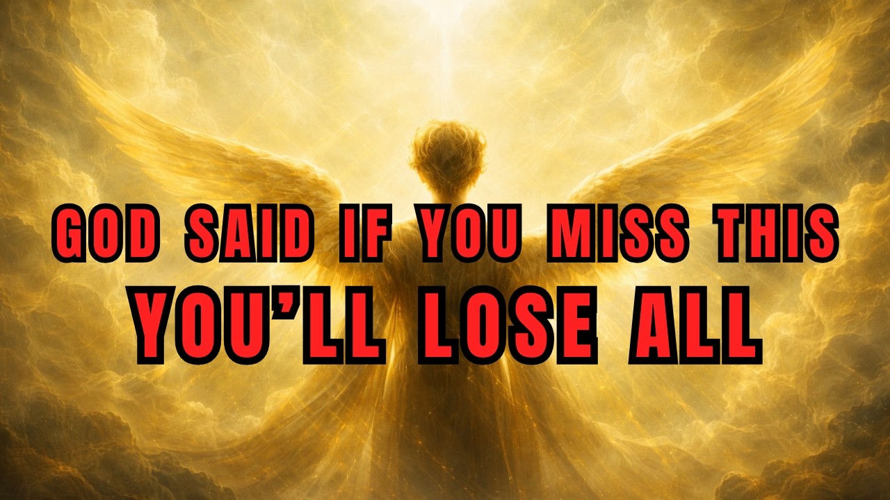 CHOSEN ONE: YOU ARE RUNNING OUT OF TIME - DON’T MISS YOUR MOMENT