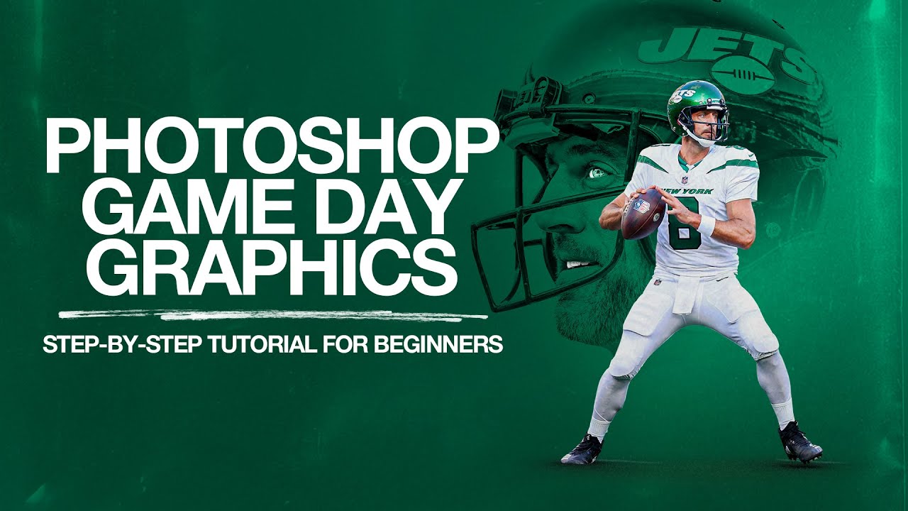Photoshop Game Day Graphics: Step-by-Step Tutorial for Beginners