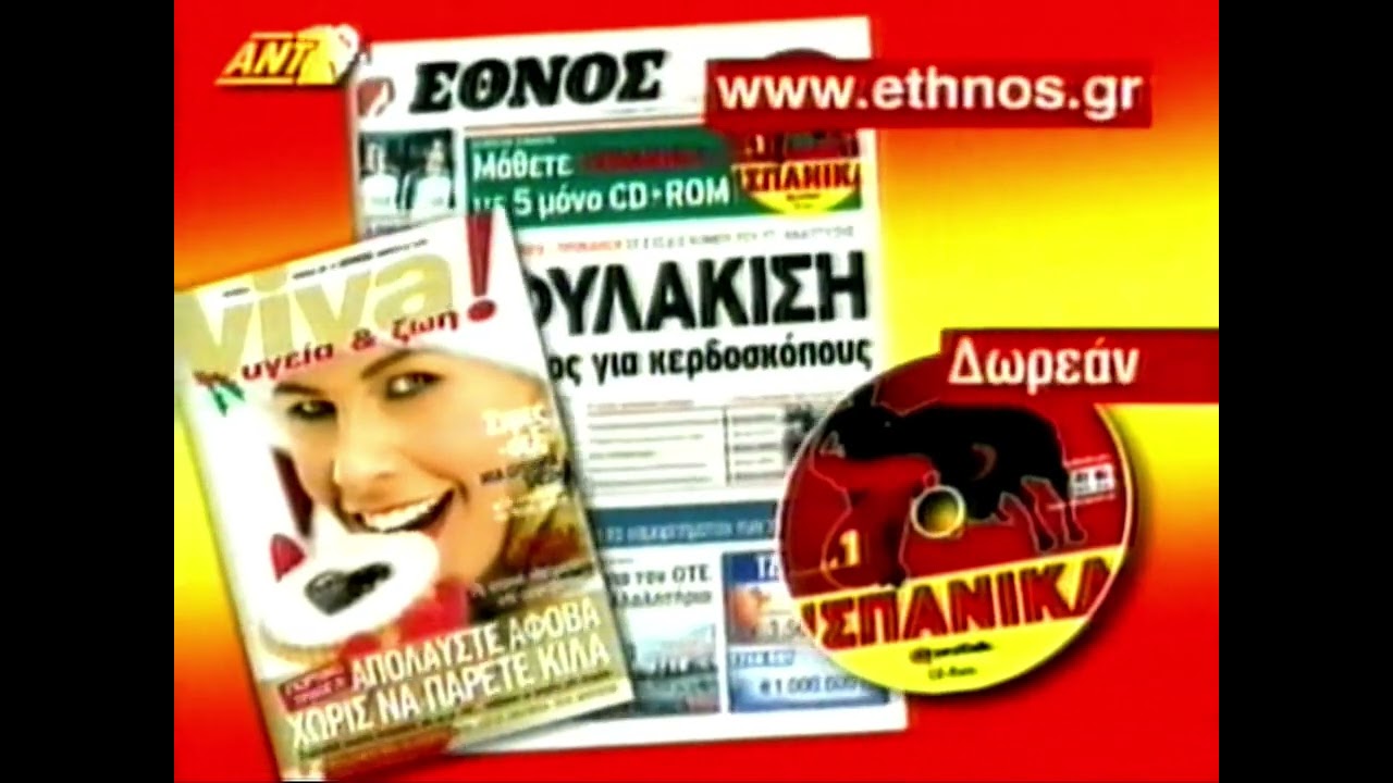 ΑΝΤ1 Greece - Διαφημίσεις τελών Δεκεμβρίου 2006 (Part 2)