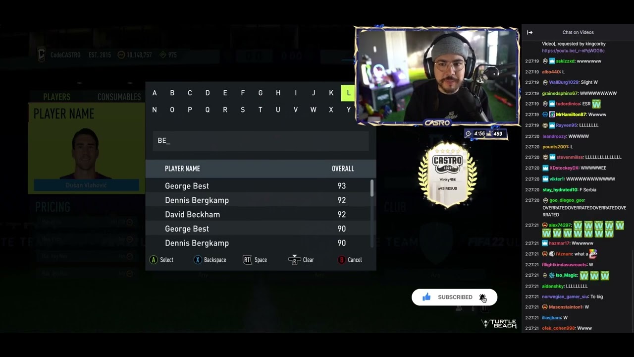 Castro1021 Reacts To VLAHOVIC & BELLINGHAM  FUTURE STARS - FIFA 22