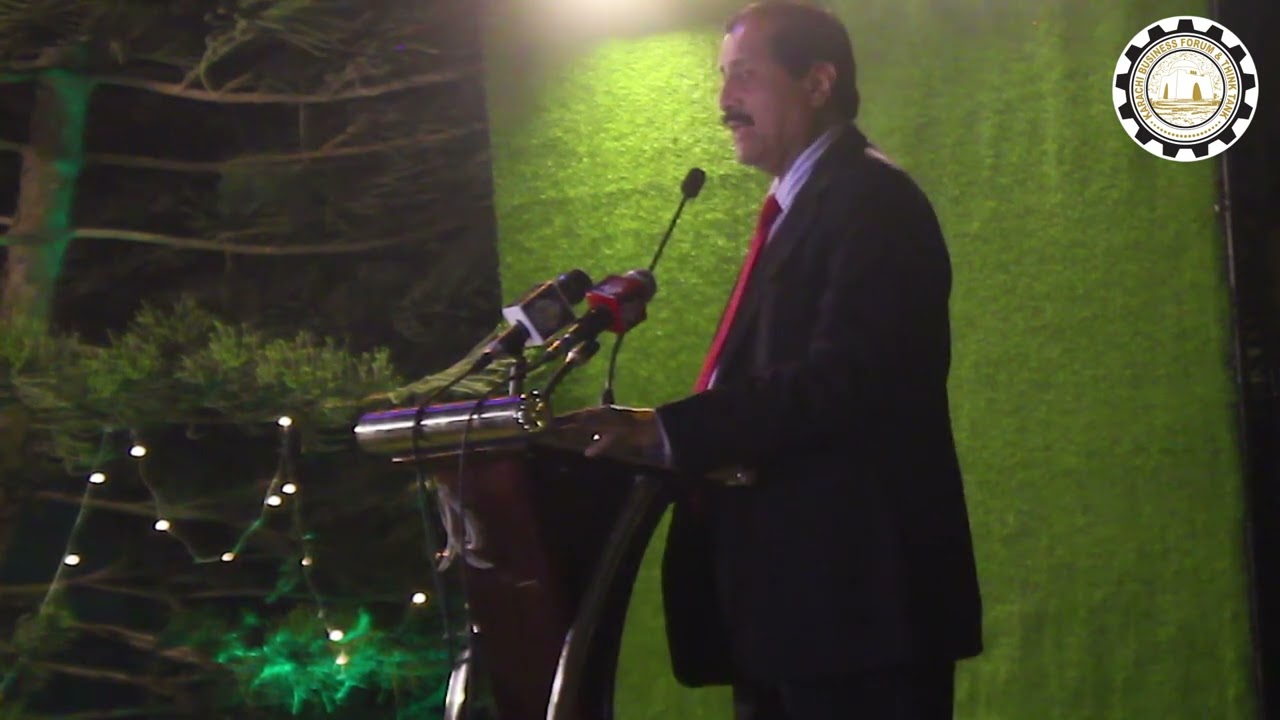 Industrialist Dr. Mirza Ikhtiar Baig addressed at dinner gathering of Karachi Business Forum