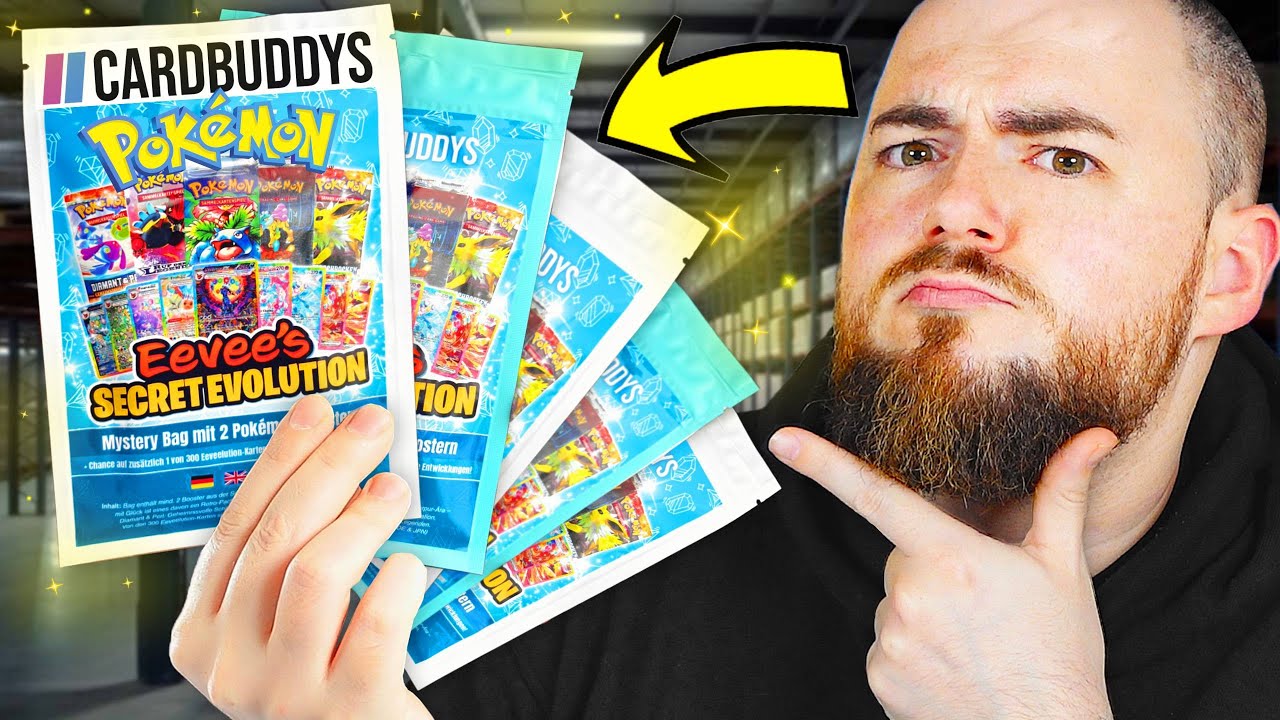 Ich öffne 6 Pokémon Evoli Mystery Bags!