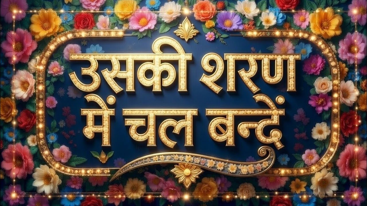 उसकी शरण में चल बन्दे ।। भजन।। THESOUNDOFGOD