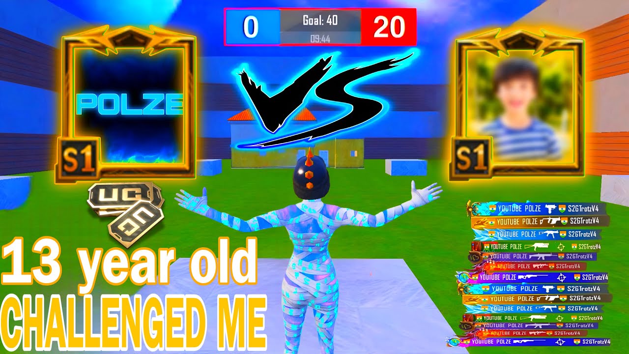 POLZE VS BEST 13 YEAR OLD PLAYER 😱 | PUBG MOBİLE 🔥